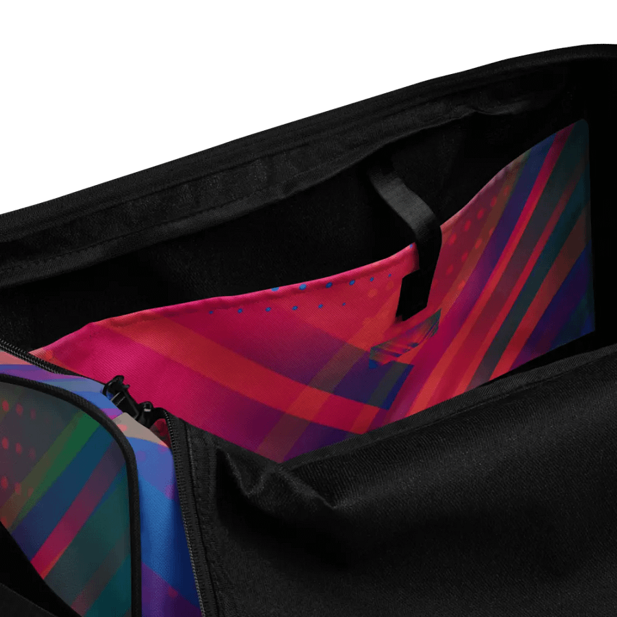 Vibrant Geometry Custom Duffle Bag for travel moms dads friends product image (9)