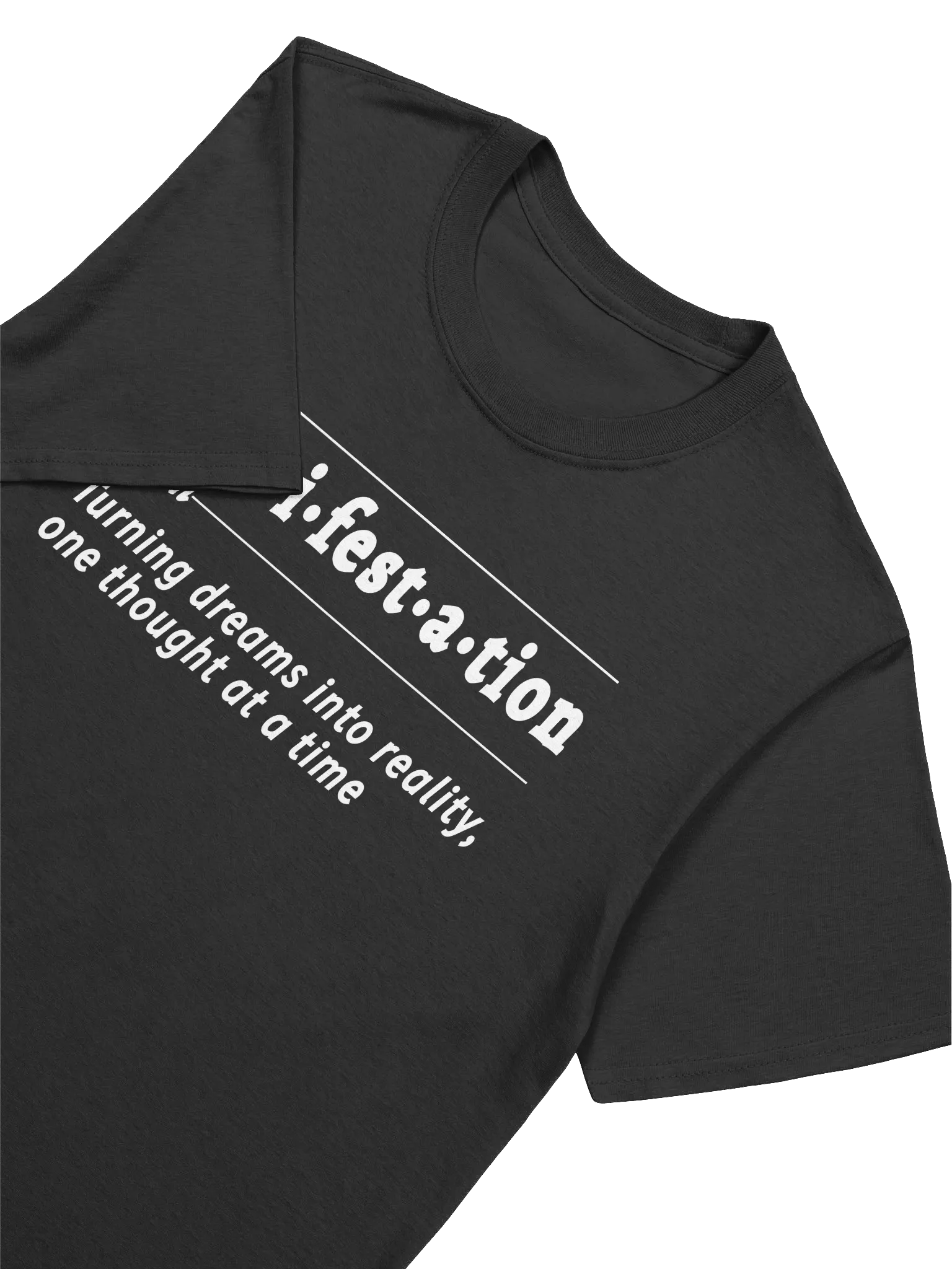 Manifestation Definition Unisex Tee wht product image (2)