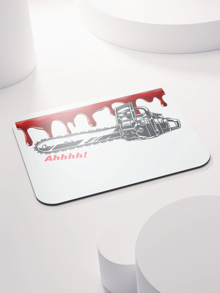 Chainsaw Scare! Mousepad product image (4)