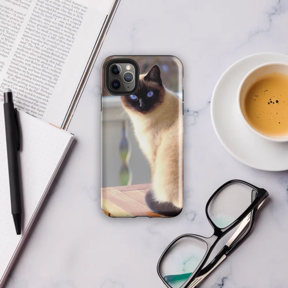 Cat on Front Porch Phone Case for Feline Enthusiasts product image (38)