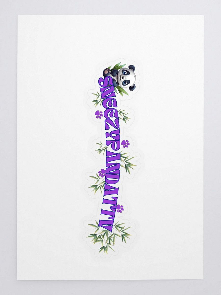 Panda logo sticker product image (1)