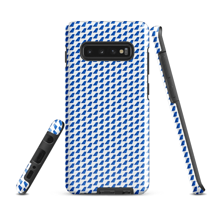 Ultra-Tough Case for Samsung® - Two-Tone Blue Tailfin Design product image (2)