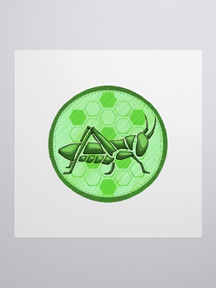 Green Grasshoppers Sticker product image (1)