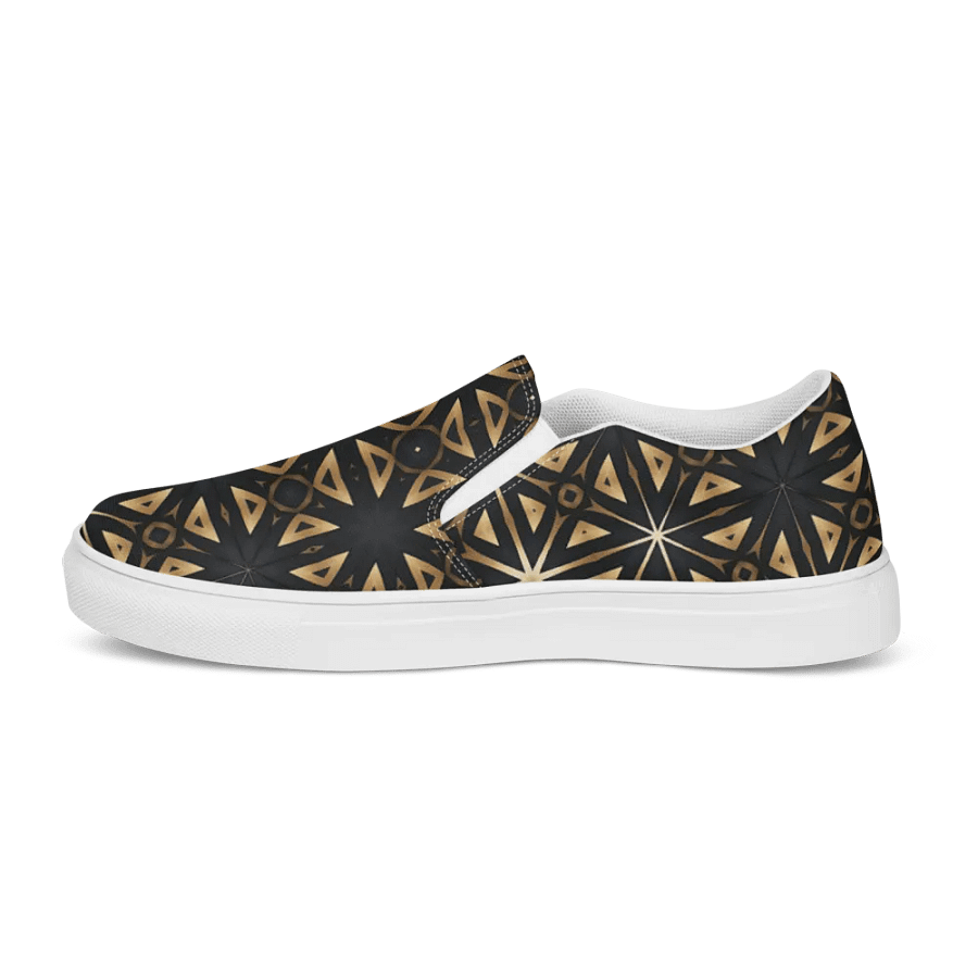 Symmetry in Gold Canvas Shoes product image (8)