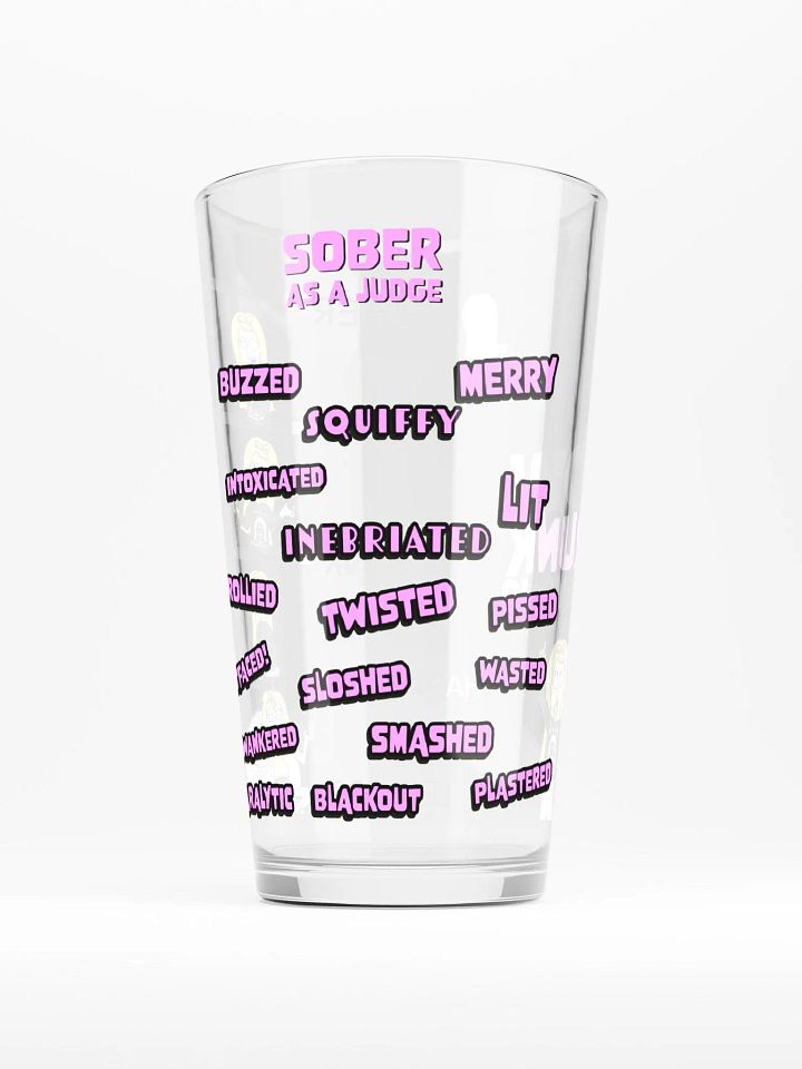 Drinking Vocabulary Pint Glass - Pink Version product image (2)