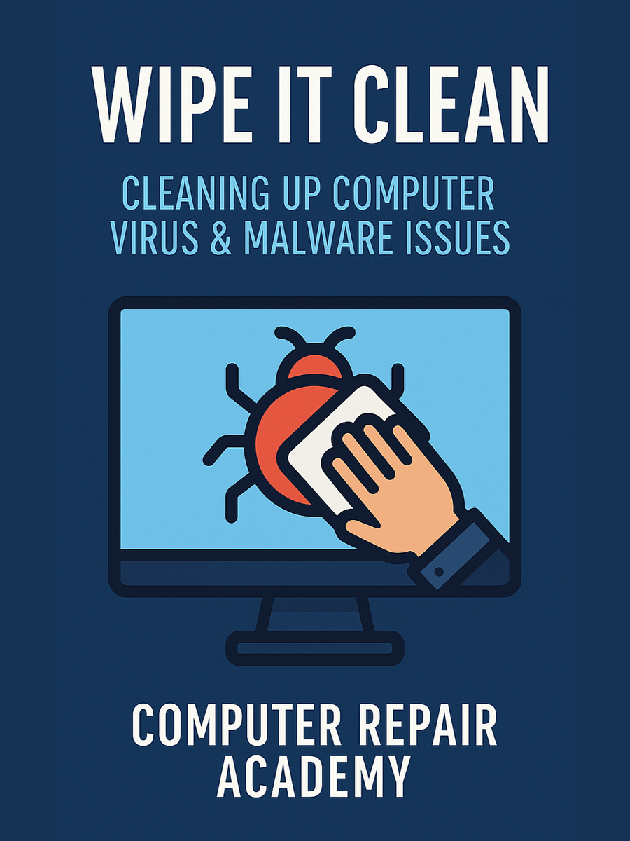 Wipe It Clean - Cleaning Up Computer Virus & Malware Issues Ebook product image (1)