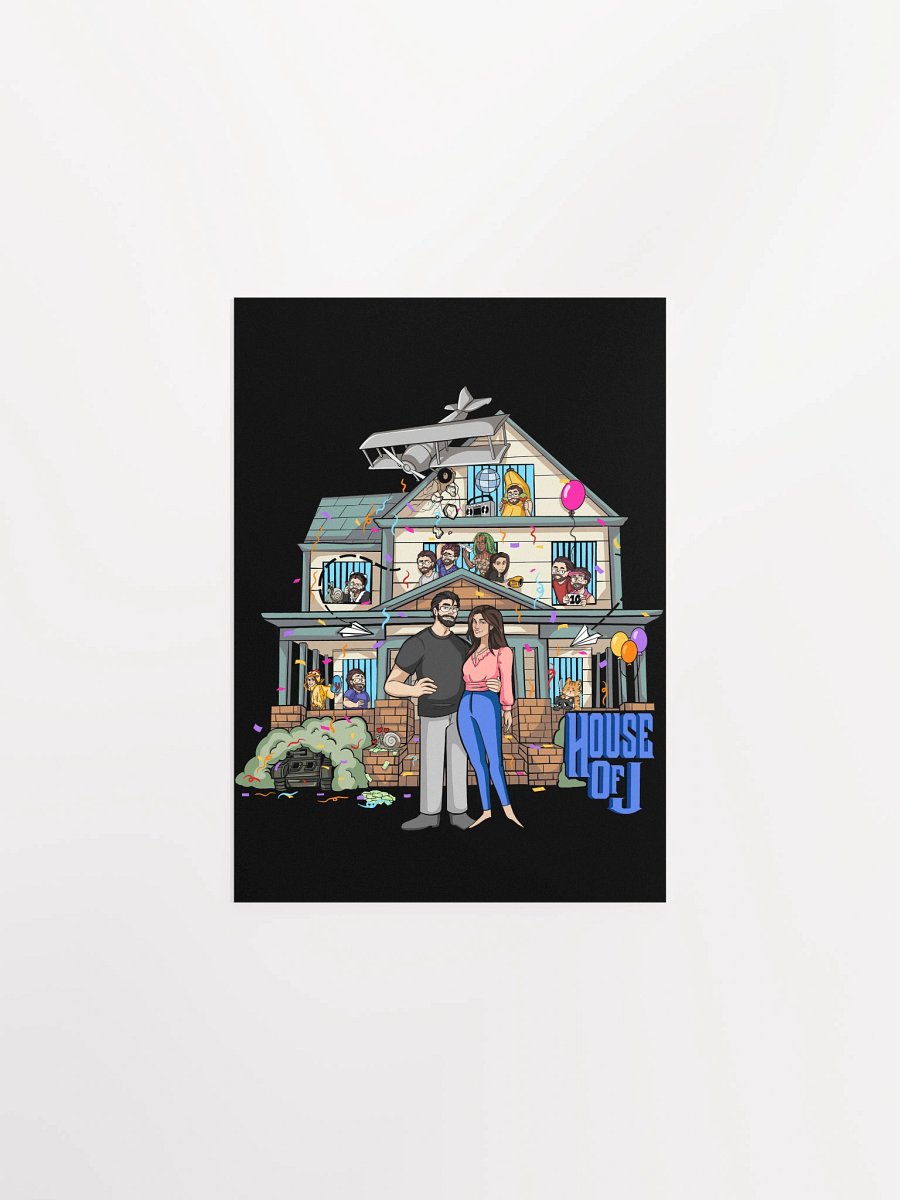 "Full House of J" Poster (Dark) product image (6)