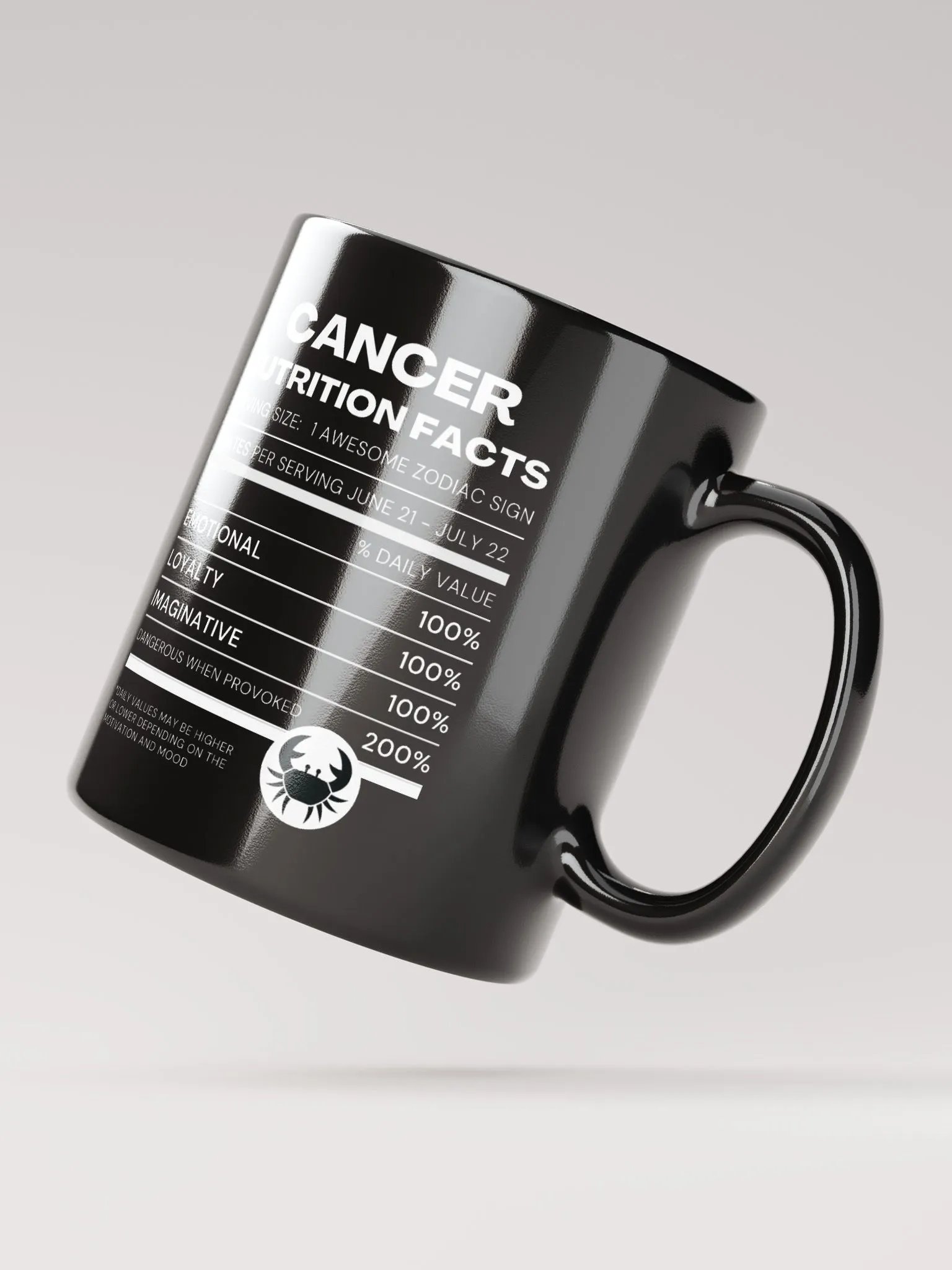Cancer Nutrition Facts Mug product image (5)