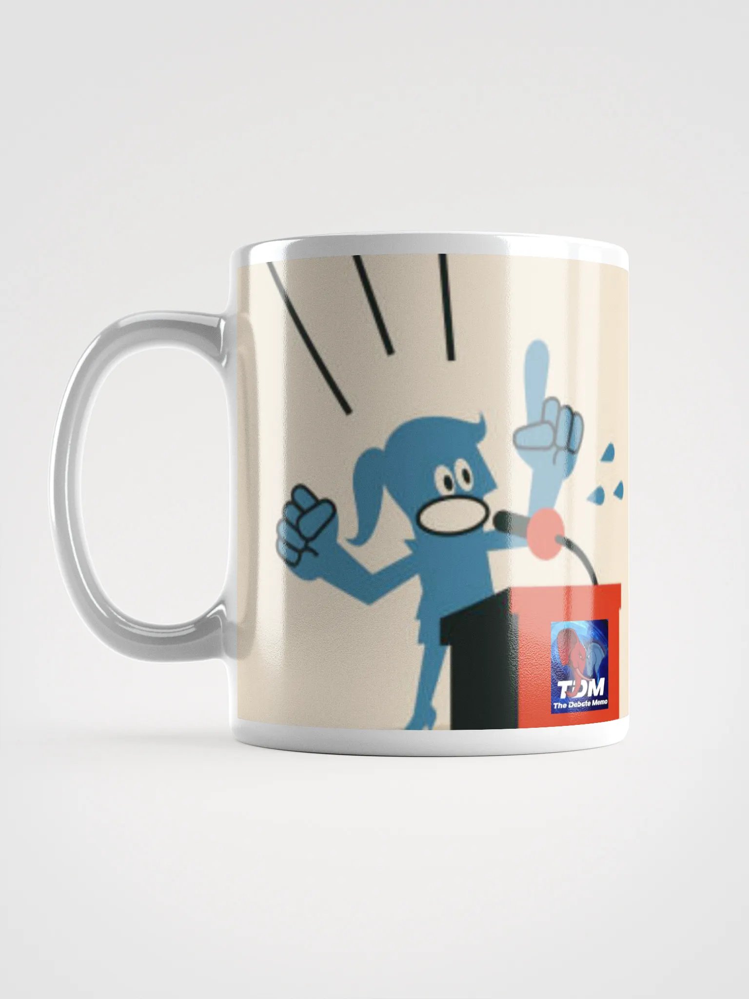 Debate Glossy Mug product image (6)