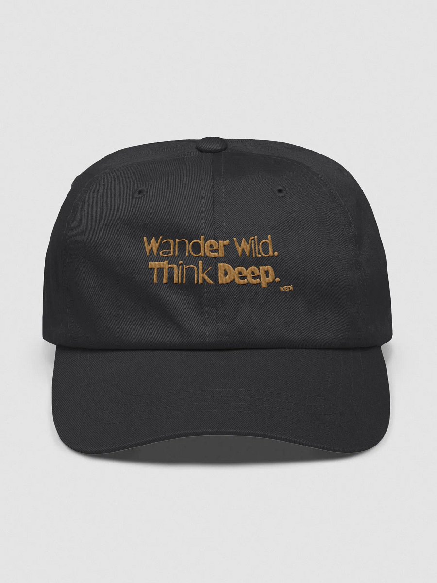 Wander Wild. Think Deep. Embroidered Dad Hat product image (1)