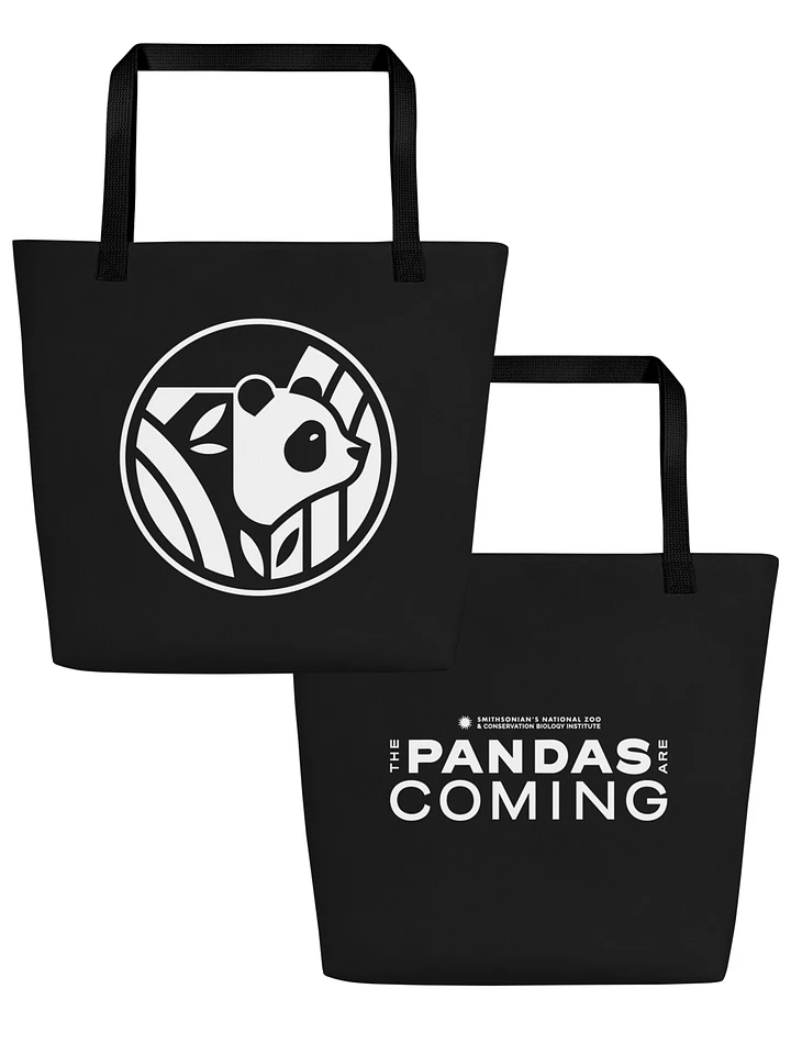 Pandas Are Coming Large Tote product image (1)