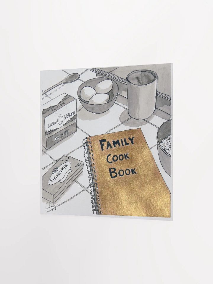 Family Cook Book Print product image (2)