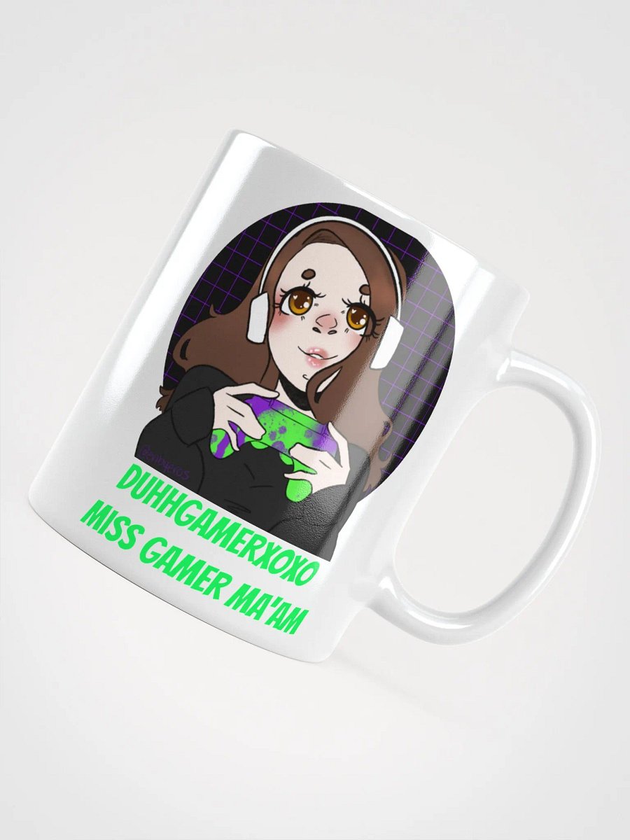 DuhhGamerXOXO/Miss Gamer Ma'am Mug - Green Text product image (4)