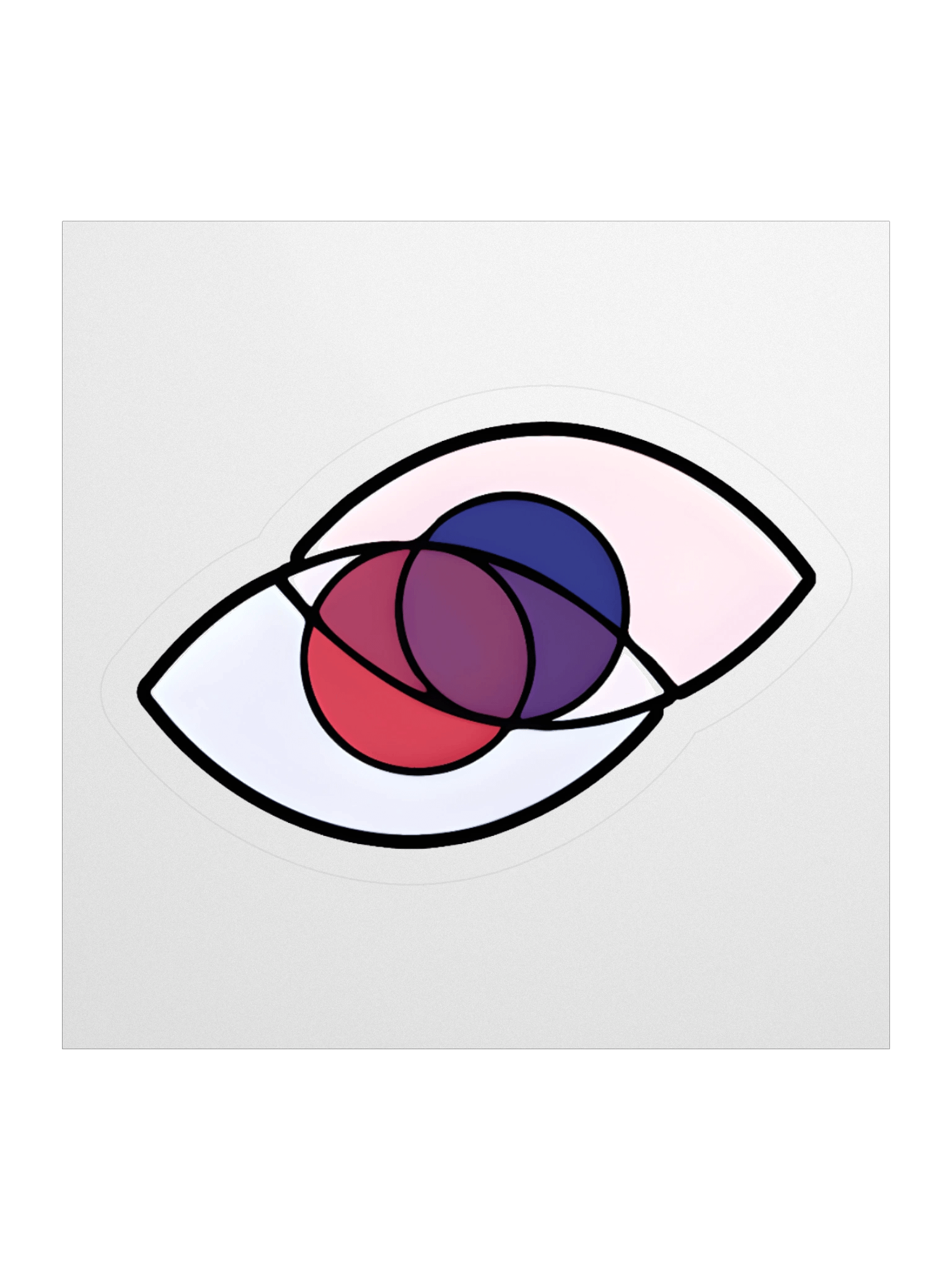 Dual Process Theory - YT Icon Transparent - Kiss Cut Sticker product image (1)