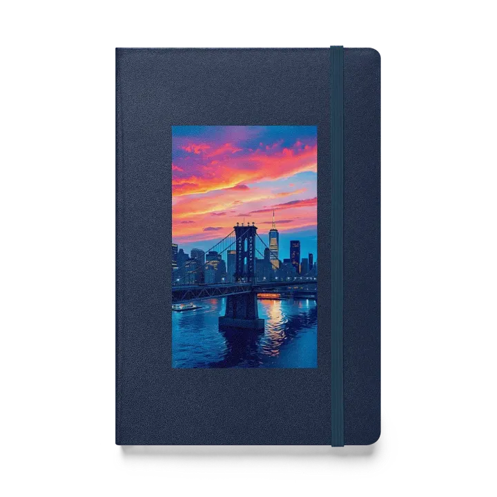 Brooklyn Bridge, New York City, United States HARDCOVER NOTEBOOK. product image (1)