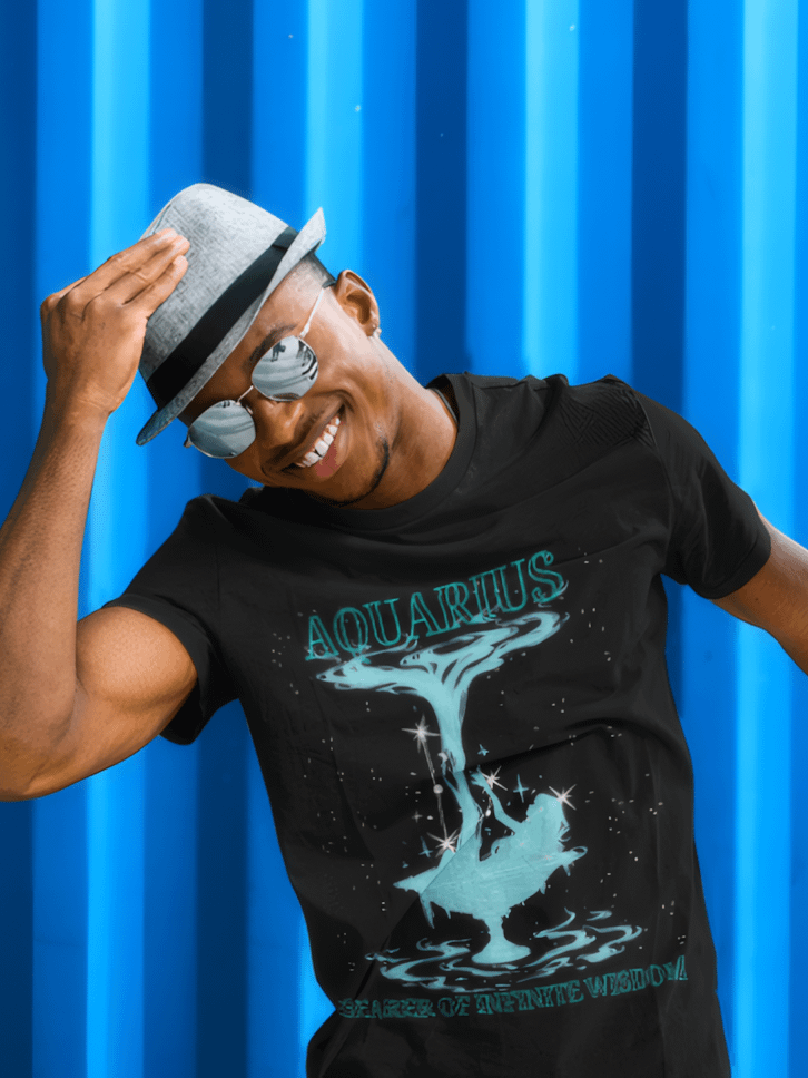 Aquarius: Celestial Stream Tee product image (6)