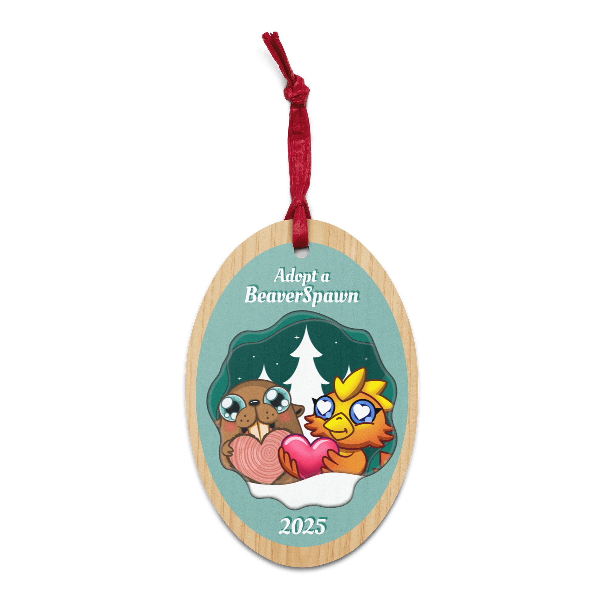 Adopt a BeaverSpawո Ornament 2025 product image (2)