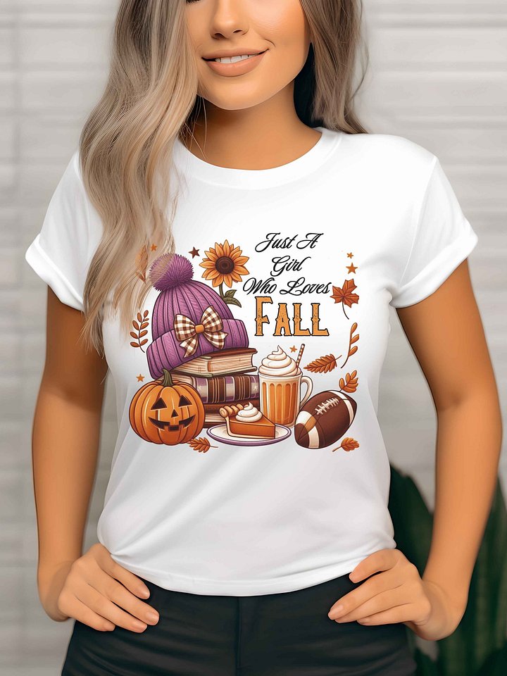 Just A Girl Who Loves Fall Unisex T-Shirt product image (8)