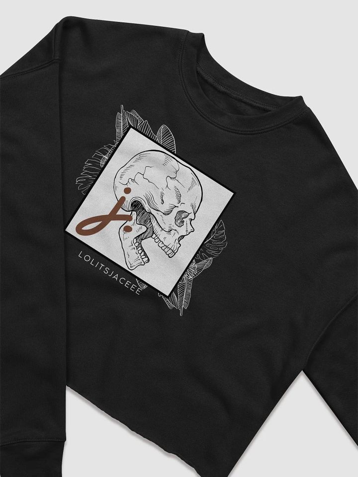 lolitsjacee Full Logo Printed Crop Crewneck Sweatshirt product image (2)