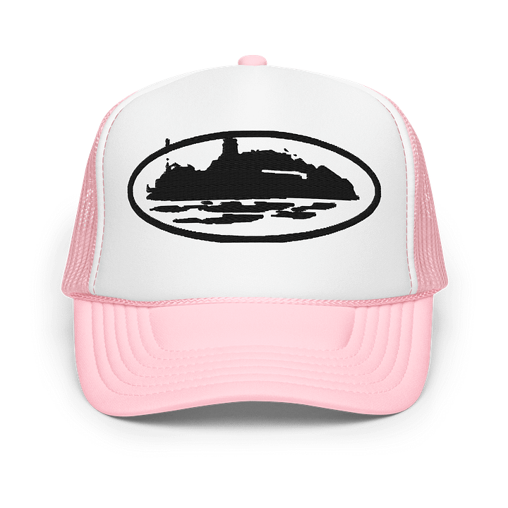 Corteiz Alcatraz Trucker Hat Pink product image (1)