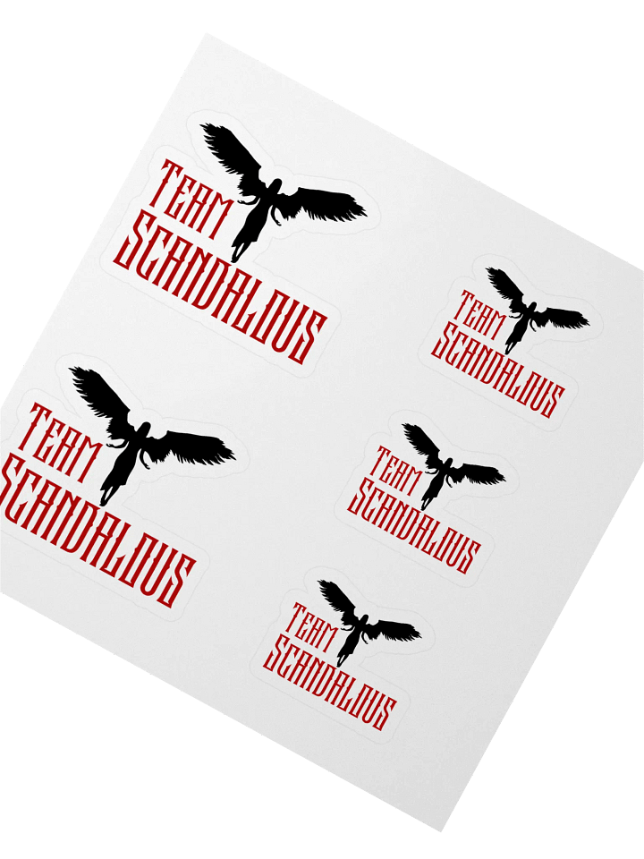 Team Scandalous Kiss Cut Stickers product image (2)