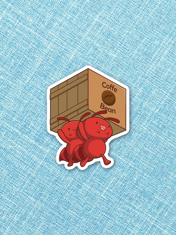 Caffeinated Chaos Moving Mystery Stickers product image (2)