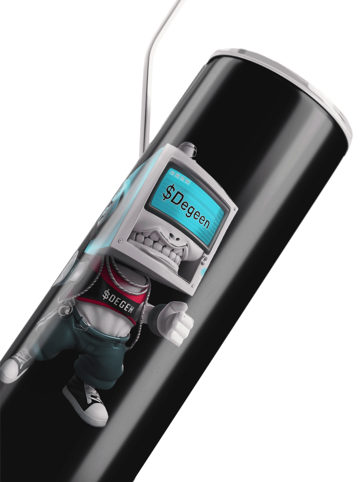 $Degen Gleaming TV-Head Tumbler product image (8)