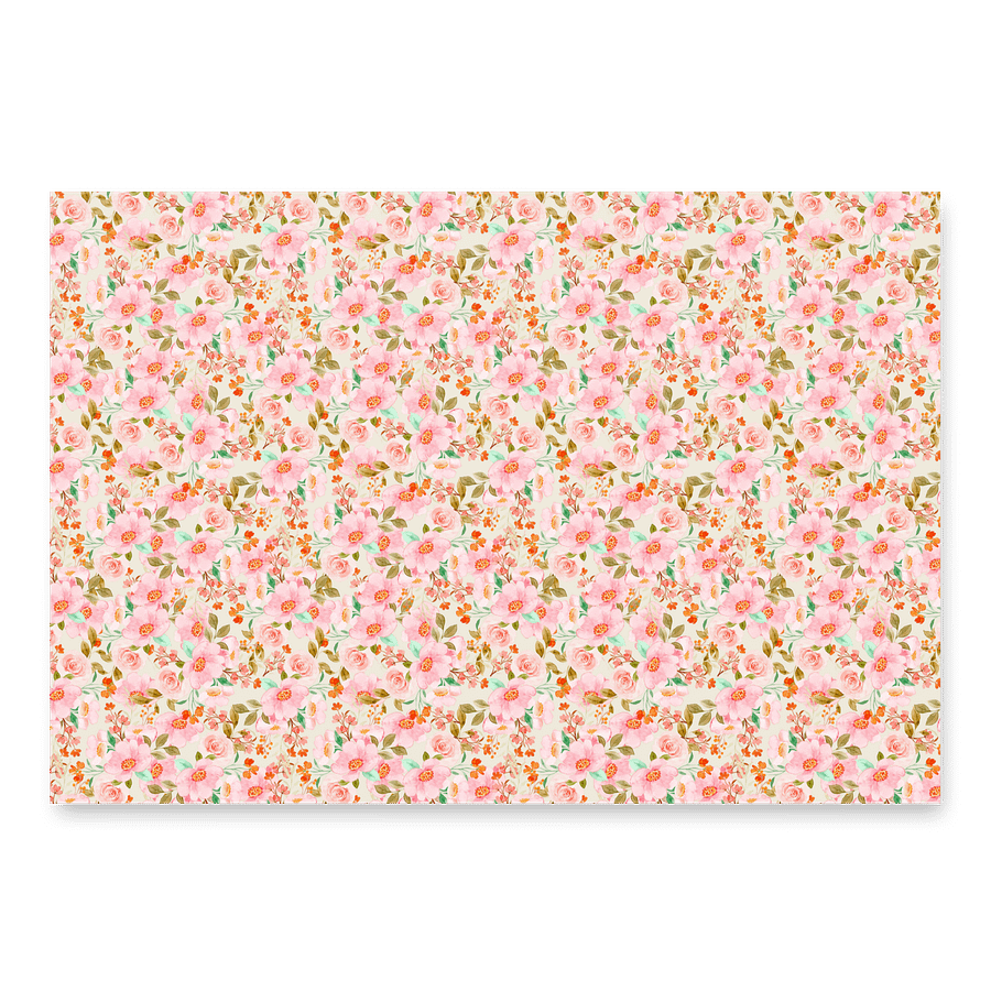 Pink Roses Paper Sheets product image (1)