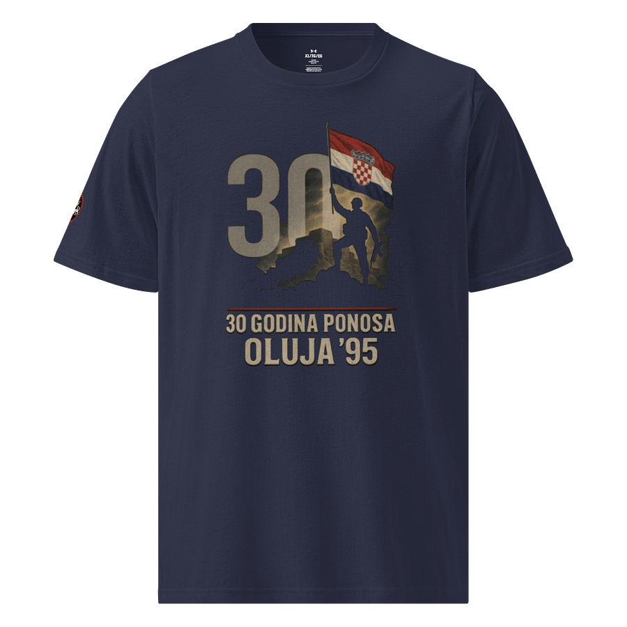 30 GODINA PONOSA OLUJA 95 Athletic T-Shirt product image (2)