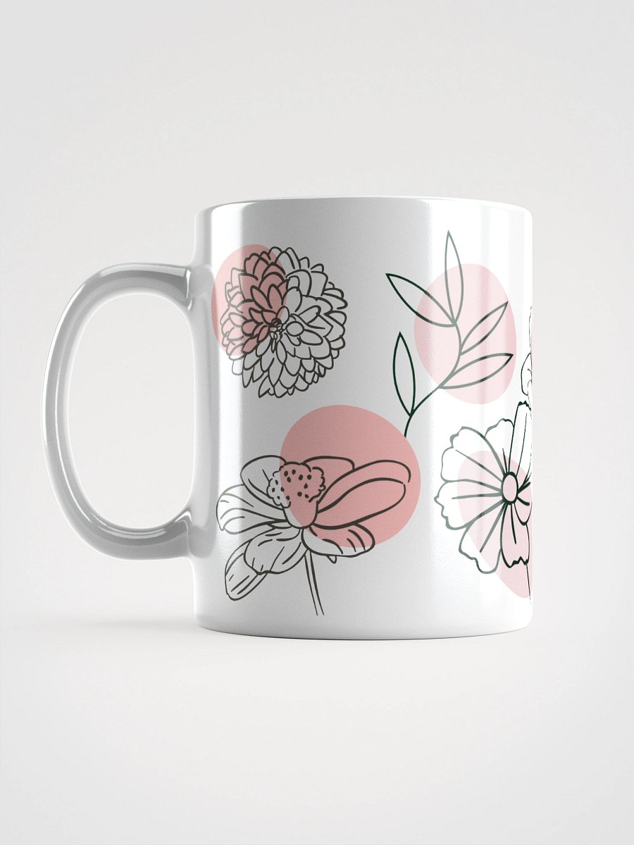 Mug Blanc - Douceur de Fleurs - Cadeau Floral Stylisé product image (6)