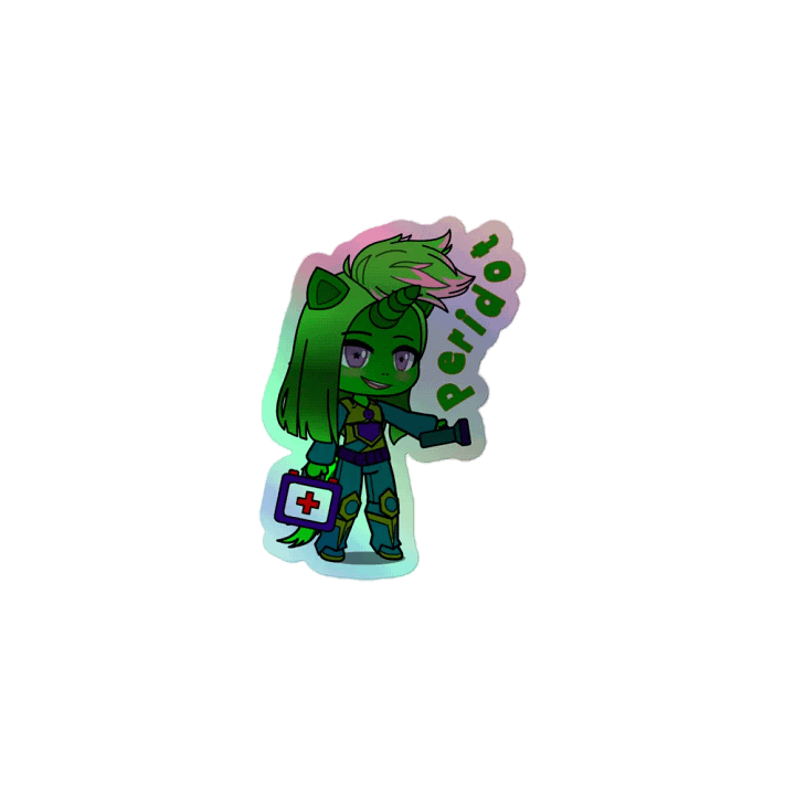 Dr. Peridot - Shadow Unicorns - rainbow sticker product image (1)
