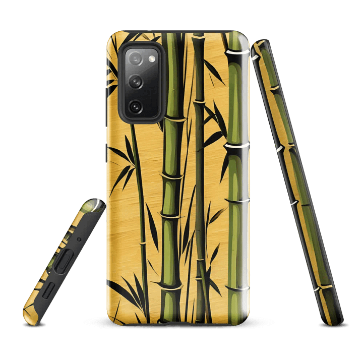 Tough Phone Case for Samsung® - Minimalist Painting of Bamboo product image (1)