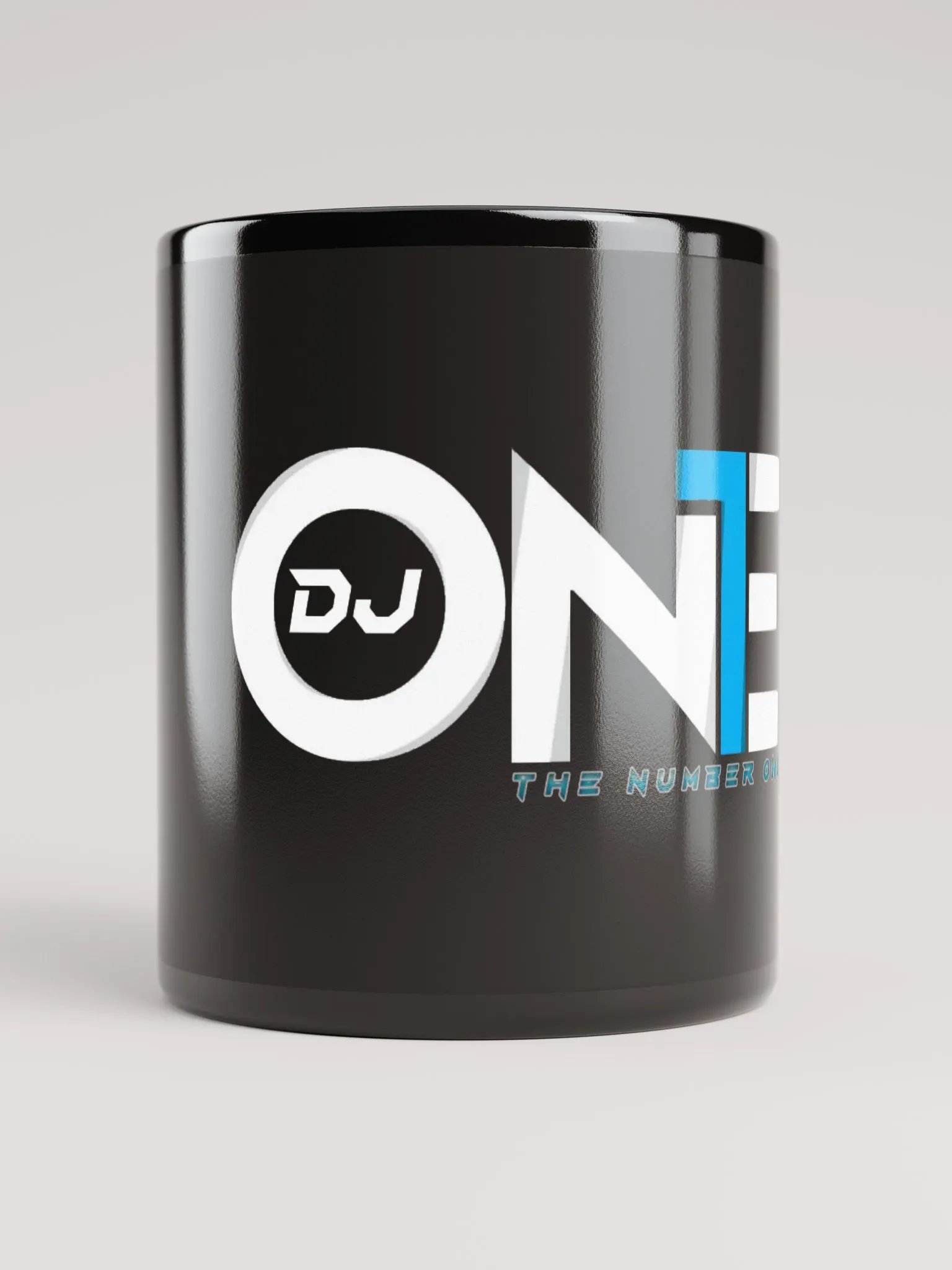 Dj One Black Glossy Mug product image (3)