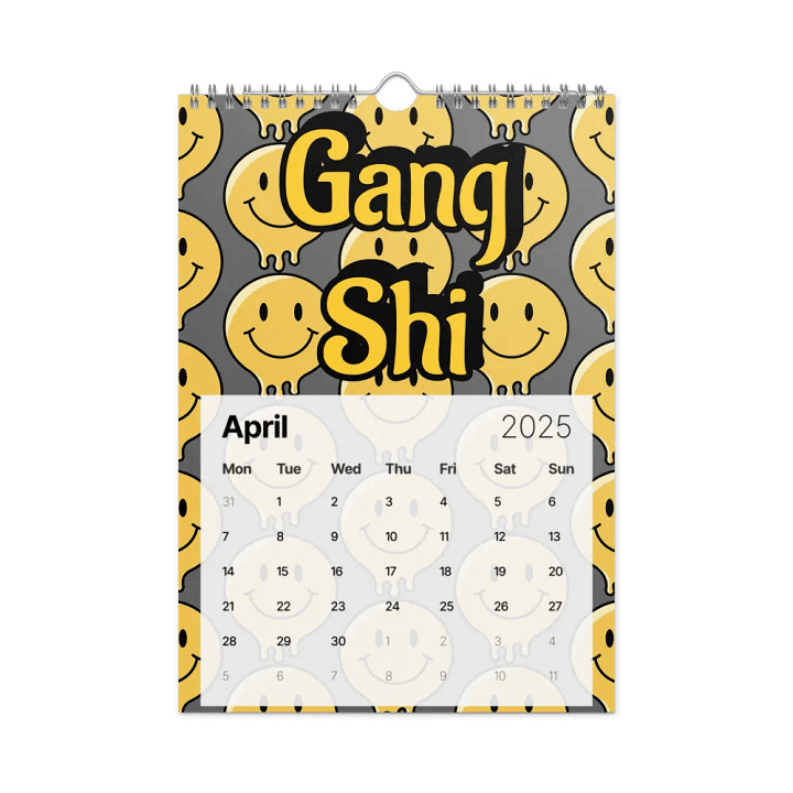 Neon Vibes 2025 Wall Calendar product image (1)