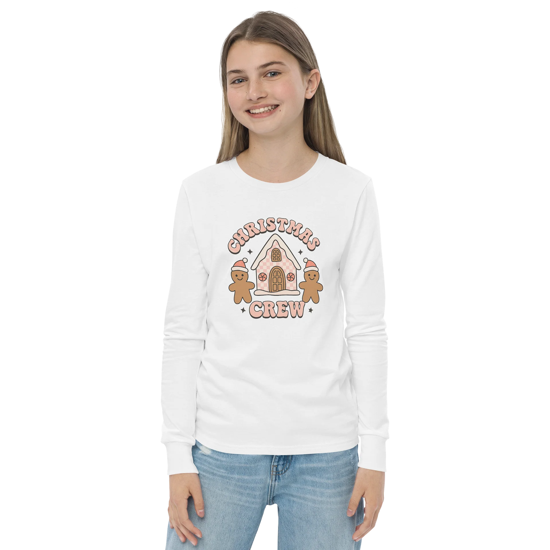 Christmas Crew Youth Long Sleeve Tee product image (2)