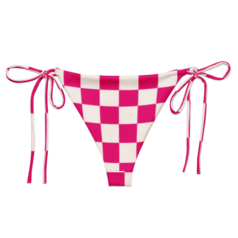 Distorted Checkered Dream Bikini Bottom product image (2)
