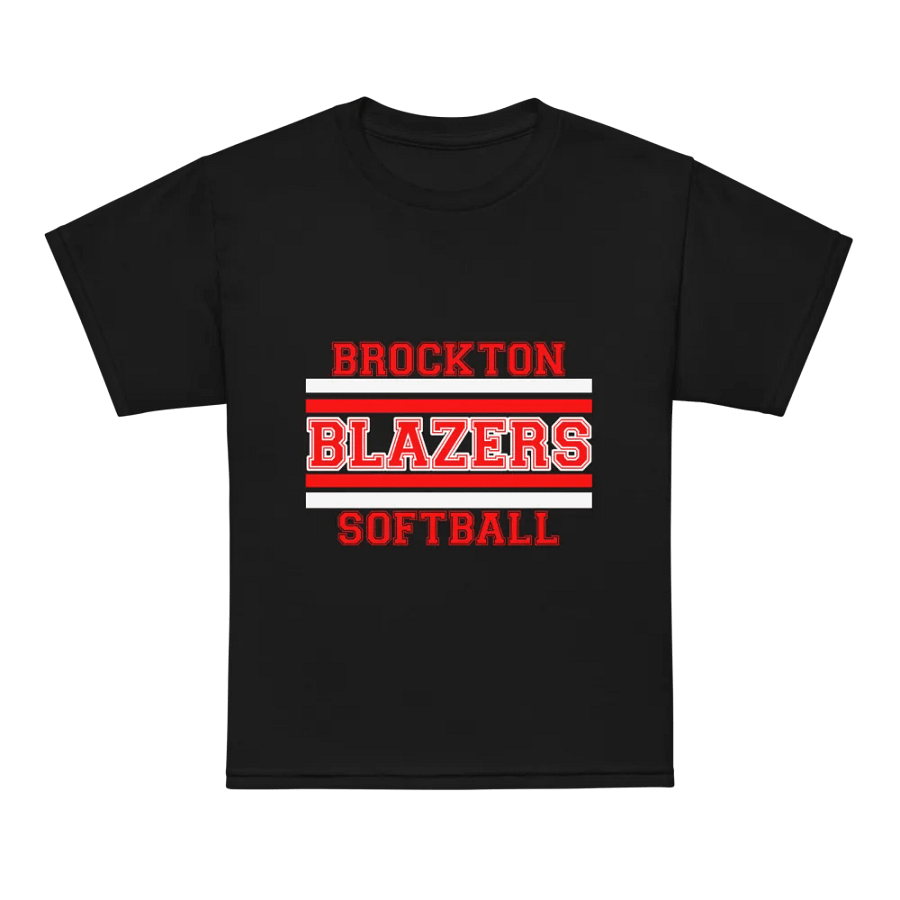 Youth Brockton Blazers Softball Tee - Black product image (7)