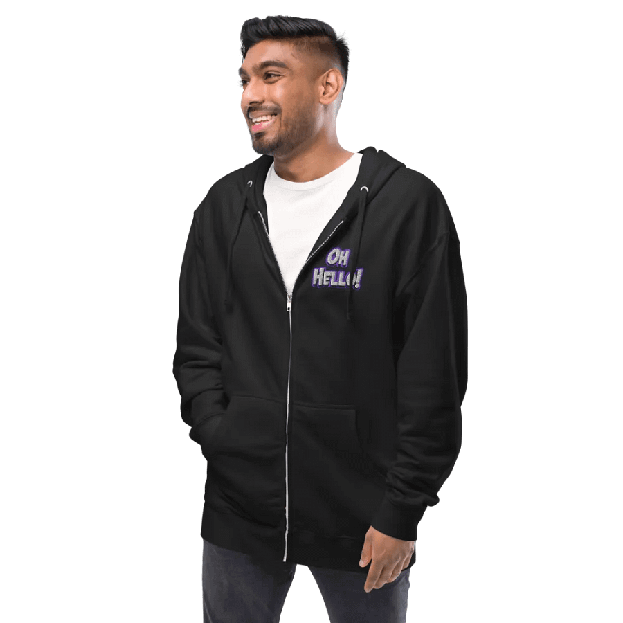 Hello! Zip-Up Hoodie product image (13)