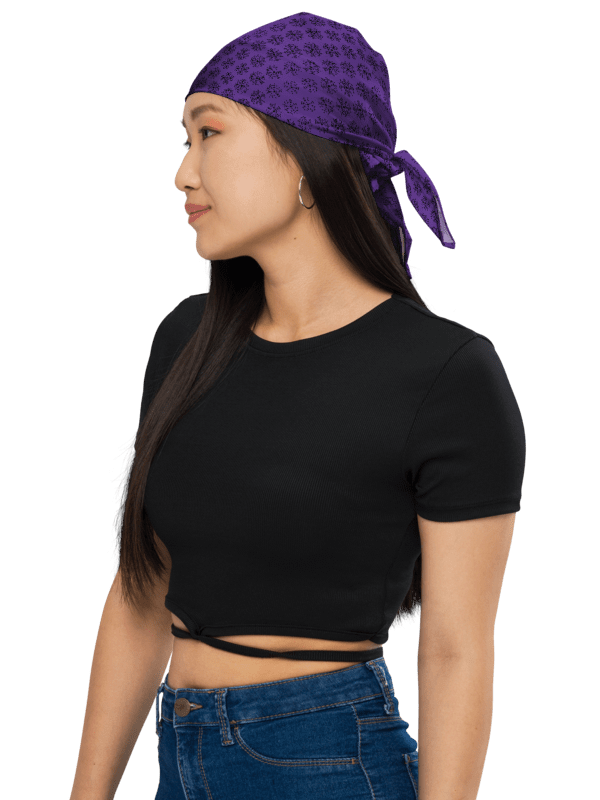 Deep Purple Mandala Bandana product image (4)