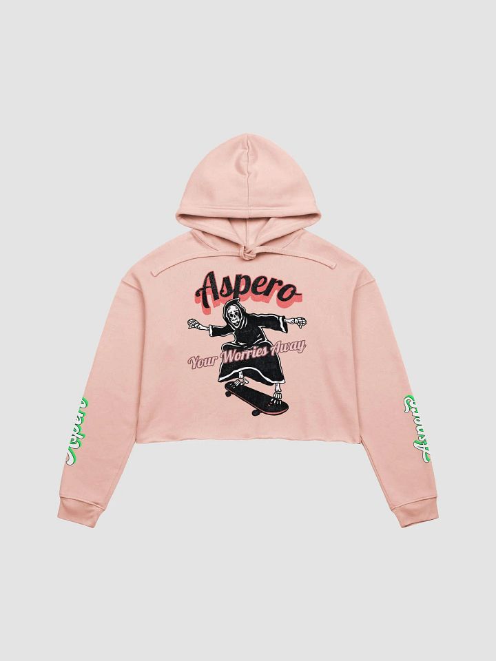 Aspero Bella+Canvas Fleece Crop Hoodie product image (25)