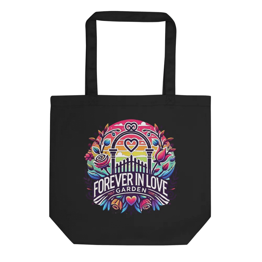 Forever in Love Garden Tote Bag product image (2)