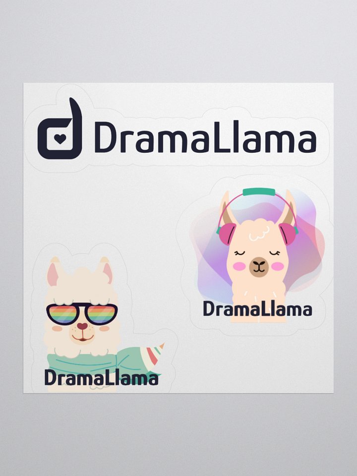 DramaLlama Sticker Set product image (1)