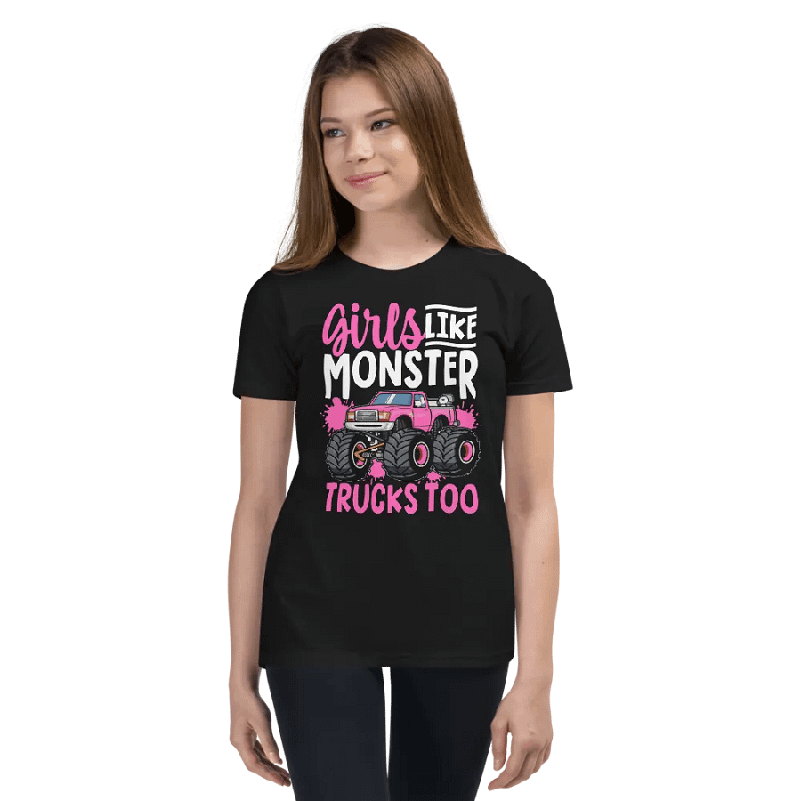 Monster Truck Girls ♡ Trucks Too T-Shirt product image (1)