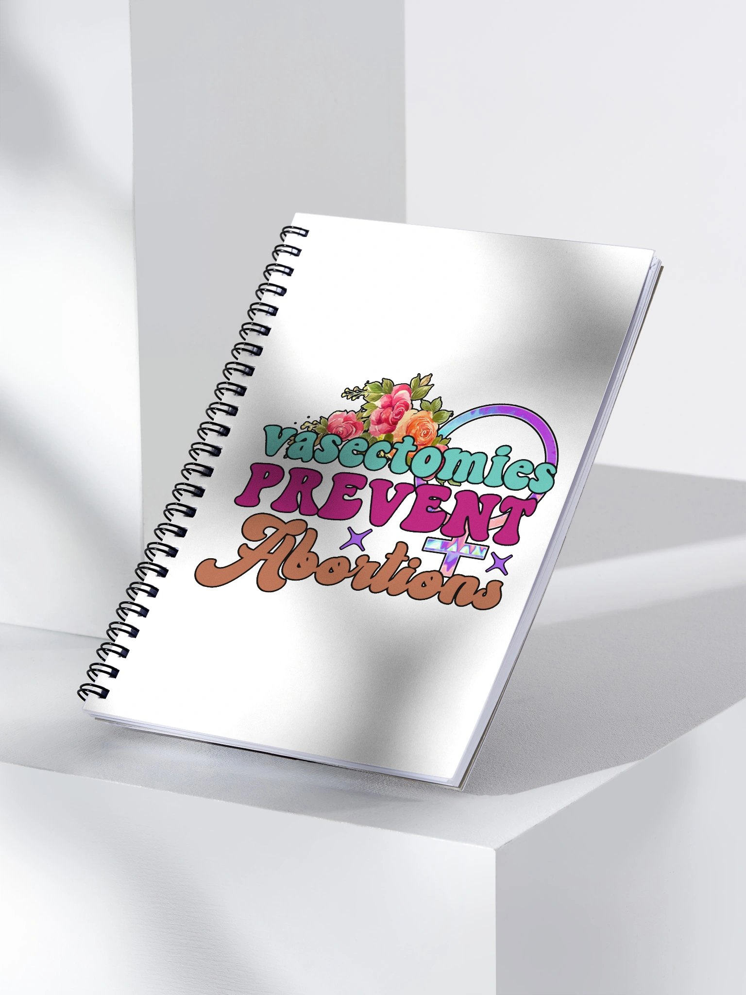 Vasectomies Prevent Abortions Spiral Notebook product image (3)