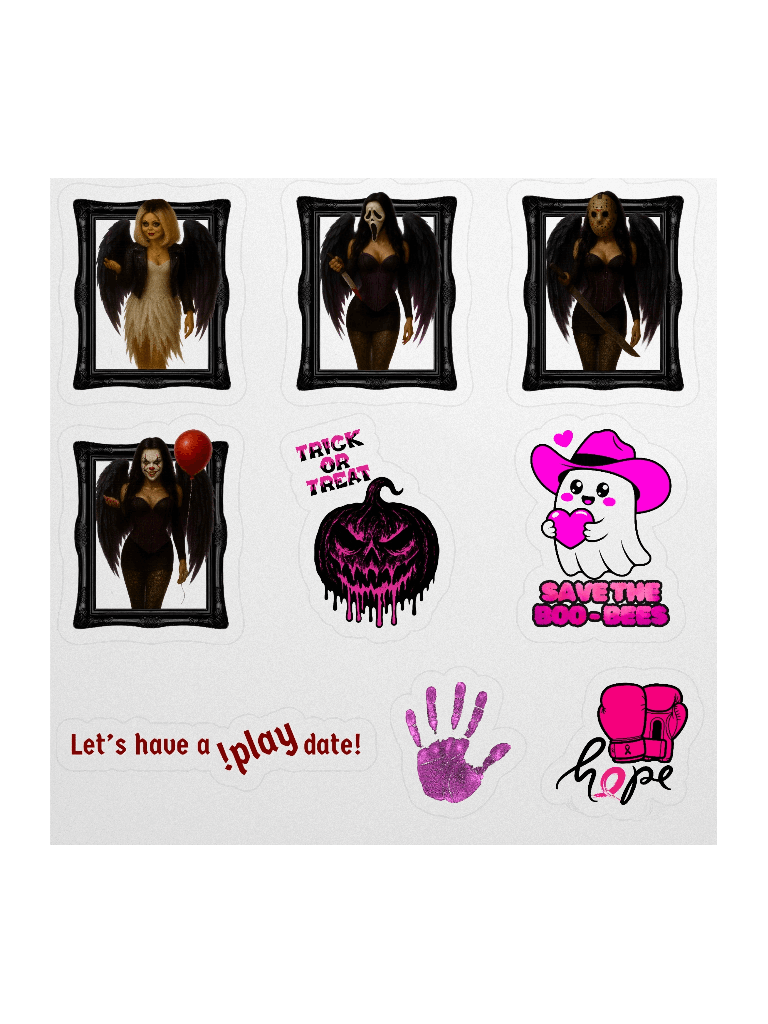 Angel's October Kiss Cut Stickers Set product image (1)