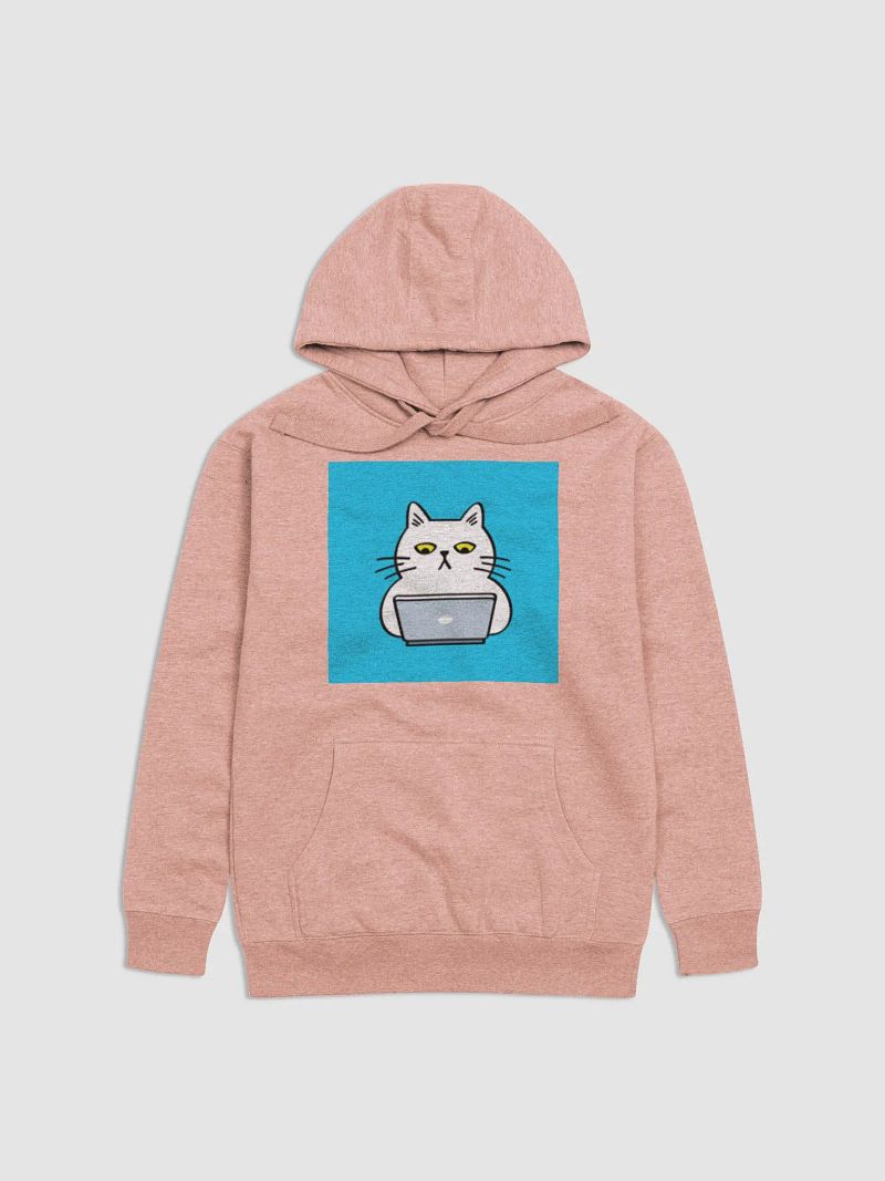 Cute Cat on laptop Unisex Hoodie