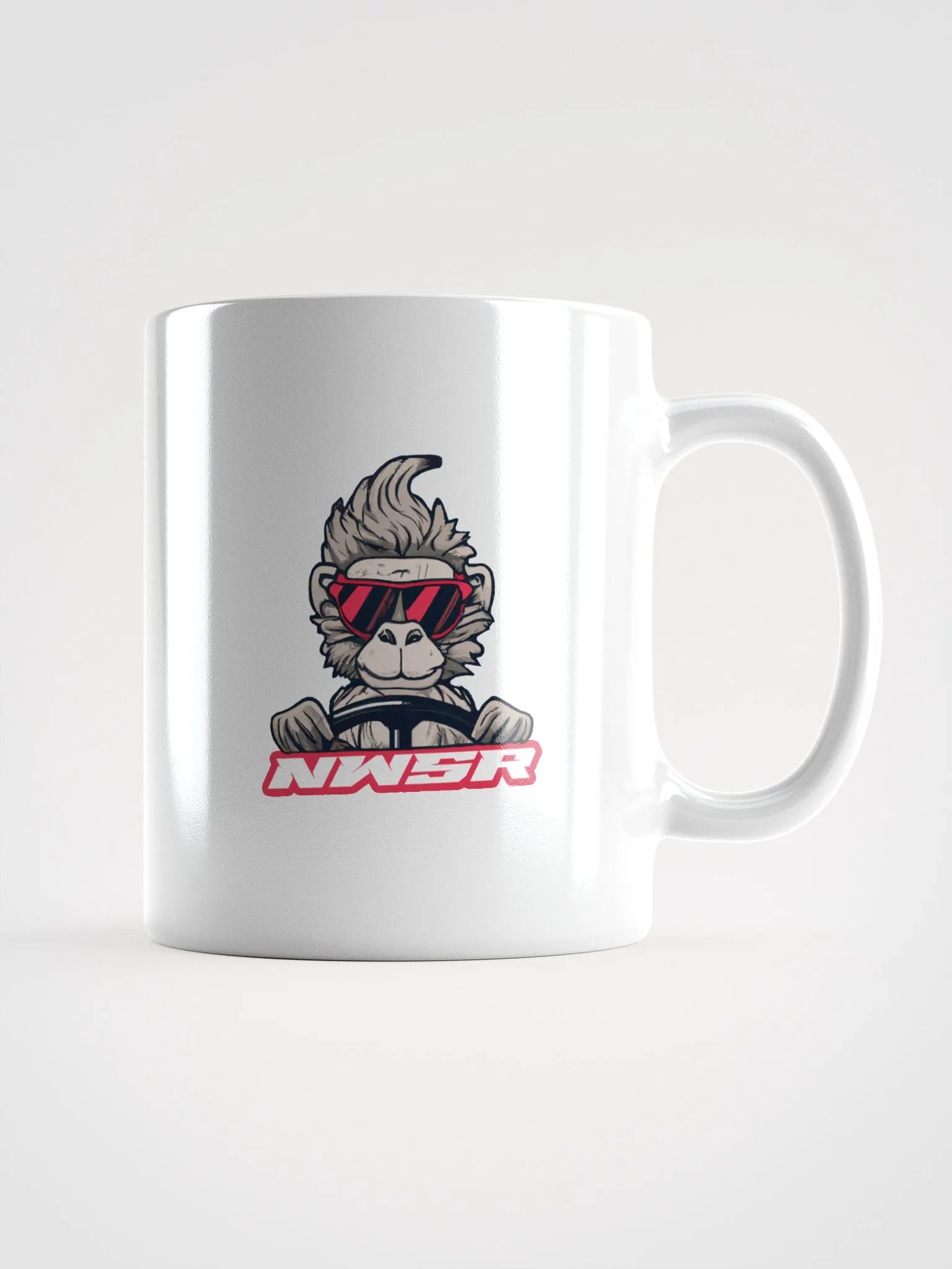 NWSR Baboon Sippy Cup - White product image (3)