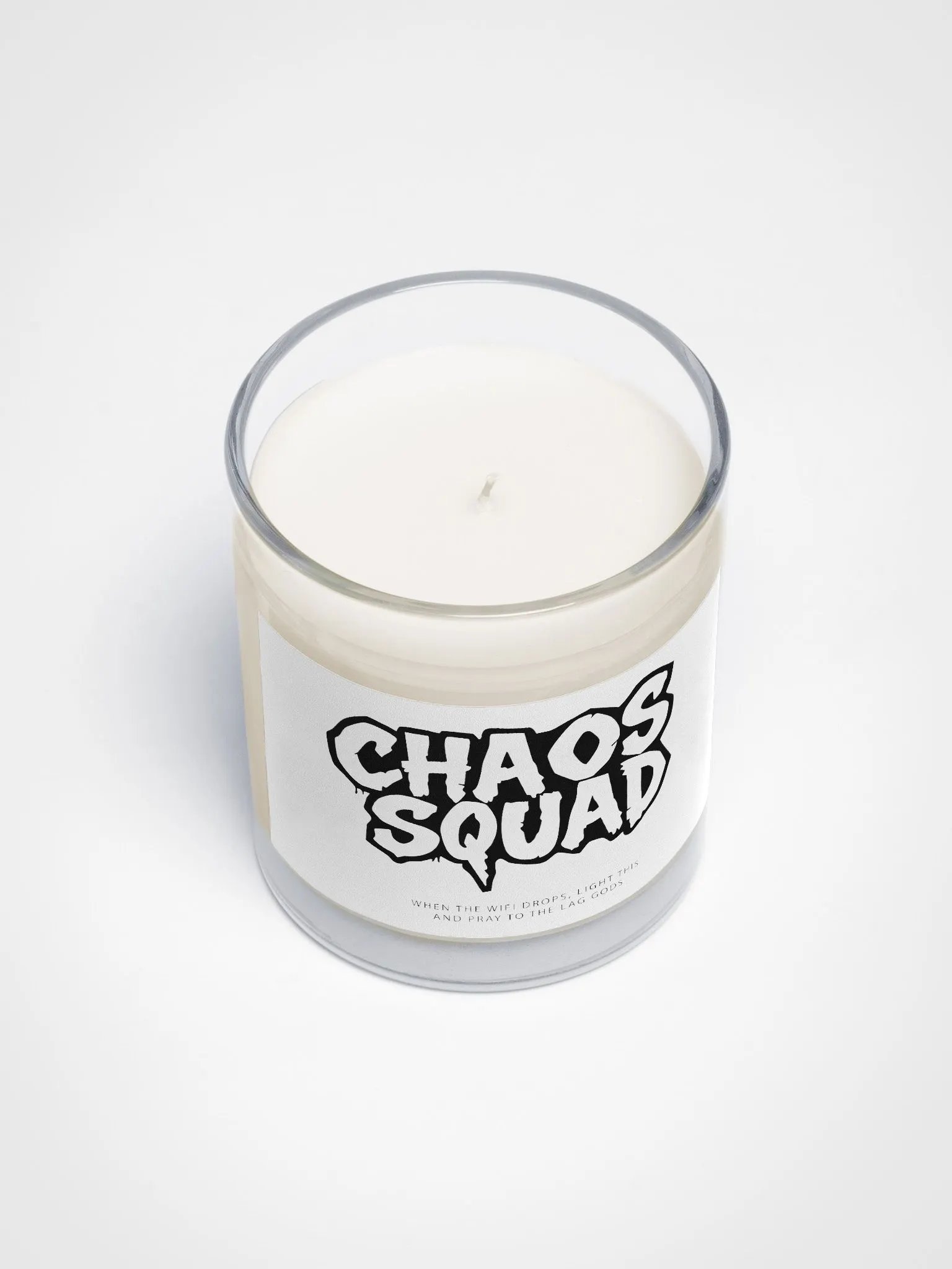 WHEN THE WIFI DROPS, LIGHT THIS AND PRAY TO THE LAG GODSGIFT CANDLE product image (3)