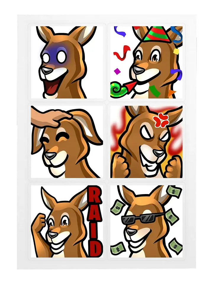 Emote Sticker Pack 3 product image (1)