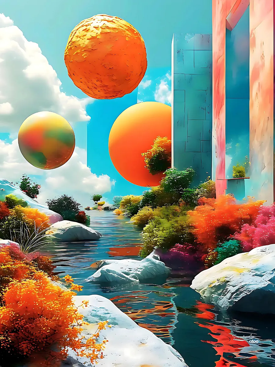 Surreal Colorful Digital Art: Decorate Your Walls with Imagination product image (61)
